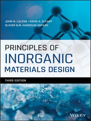 cover image of Principles of Inorganic Materials Design